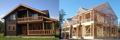 Что лучше каркасный дом или из бруса - construction-houses.ru