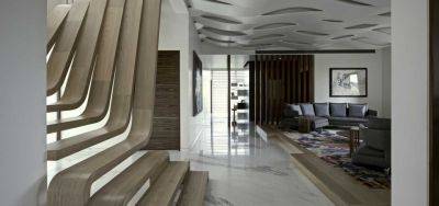 Уникальный дом: волнообразная лестница как центр интерьера - roomble.com - Индия