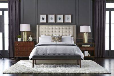 Спальня с двумя разными тумбочками: 6 советов, как это сделать красиво - roomble.com