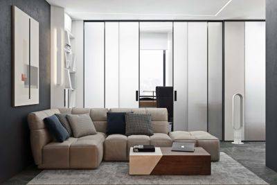 Дизайн двухкомнатной квартиры в стиле минимализм - roomble.com