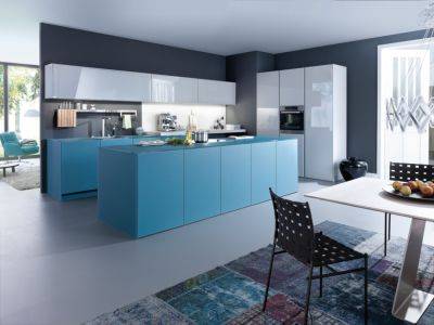 Для тех, кто хочет быть в тренде: 20 синих кухонь - roomble.com - Италия - Германия - Испания - Франция