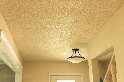 Текстурированный потолок «попкорн»: плюсы и минусы - rmnt.ru - Сша
