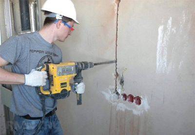 Штробление стен под проводку: как правильно штробить бетон и кирпич - rmnt.ru