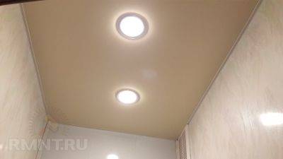 Установка натяжного потолка в туалете своими руками - rmnt.ru