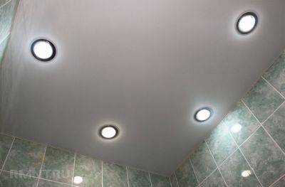 Монтаж и подключение точечных светильников в натяжной и пластиковый потолок - rmnt.ru